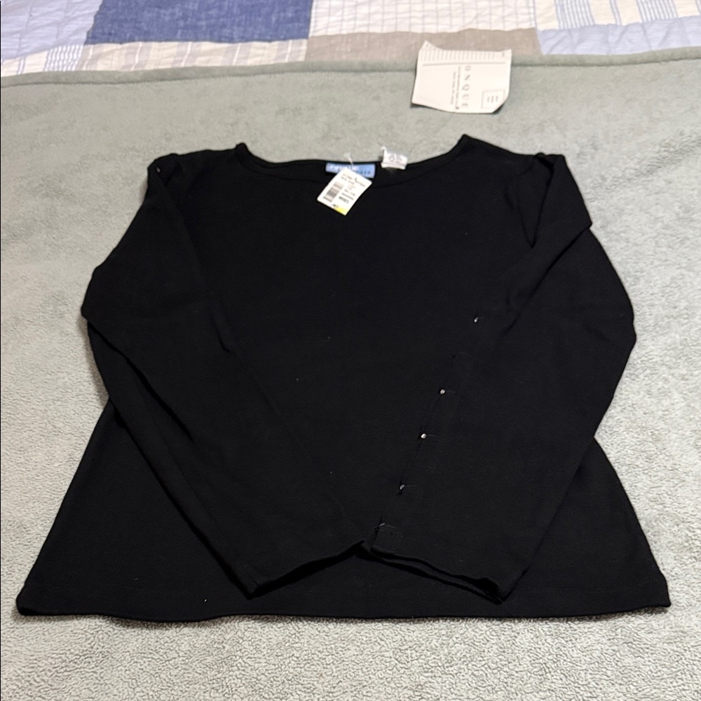 Onque Casuals Black Blouse